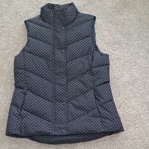 Polka Dot Puffer Vest